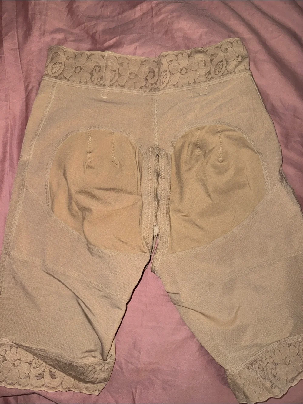 Tissuni Colombian High-Waist Faja Shaping Shorts - Nude